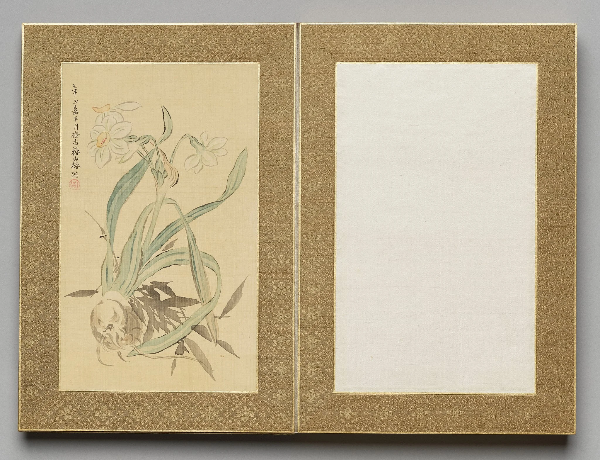 Painting from Flowers and Grasses, detail