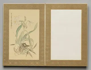 Painting from Flowers and Grasses, by Tsubaki Chinzan, unspecified, 1841