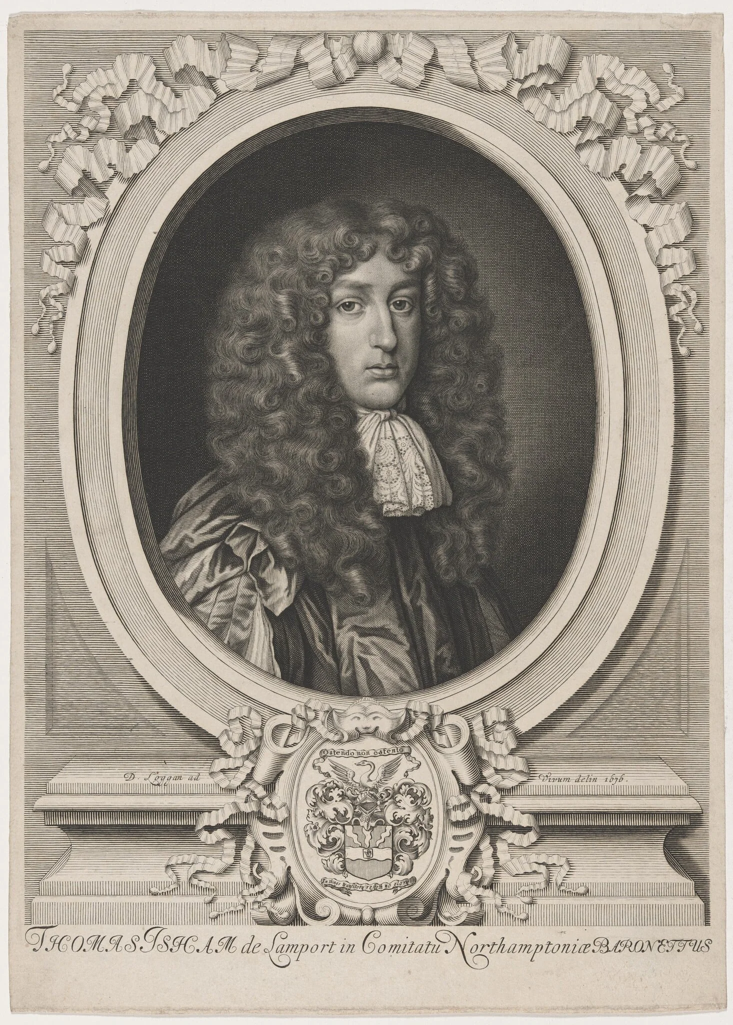 Sir Thomas Isham, detail