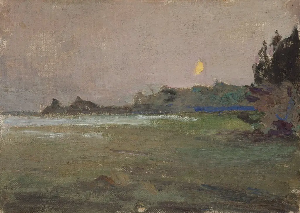 Moonlite Evening (Mist), by Jan Ciągliński, unspecified, 1910
