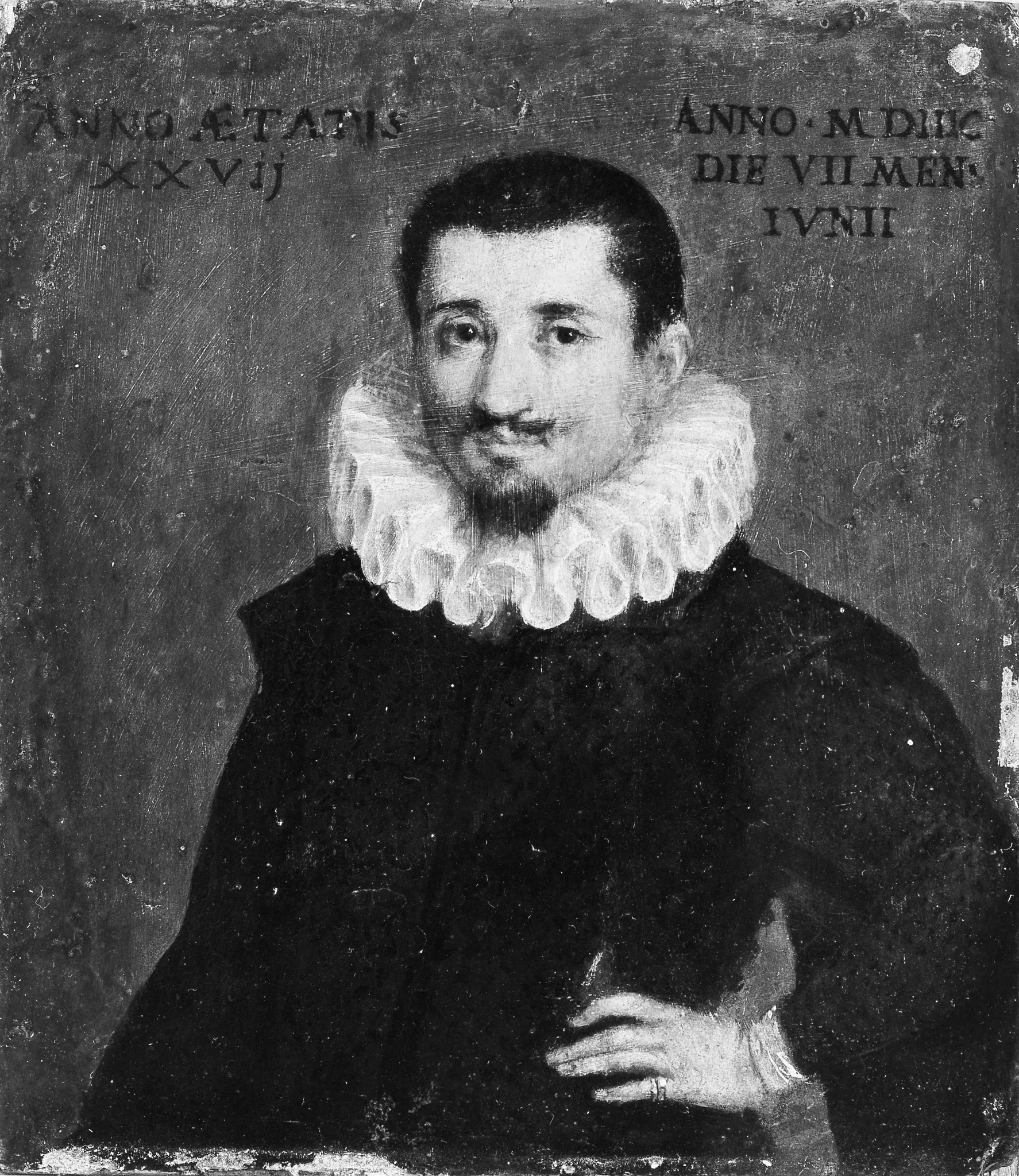 Portrait of a Man, detail