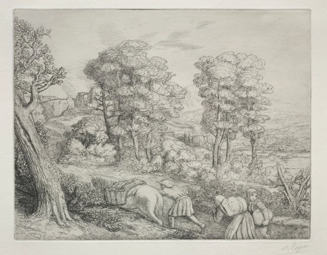 The Return to the Farm (Le Retour à la Ferme), detail