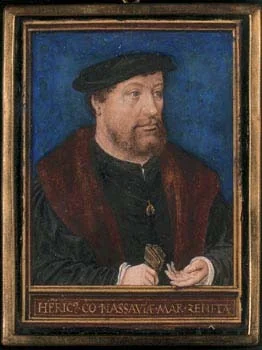 Portrait of Henry III, Count of Nassau-Breda, detail
