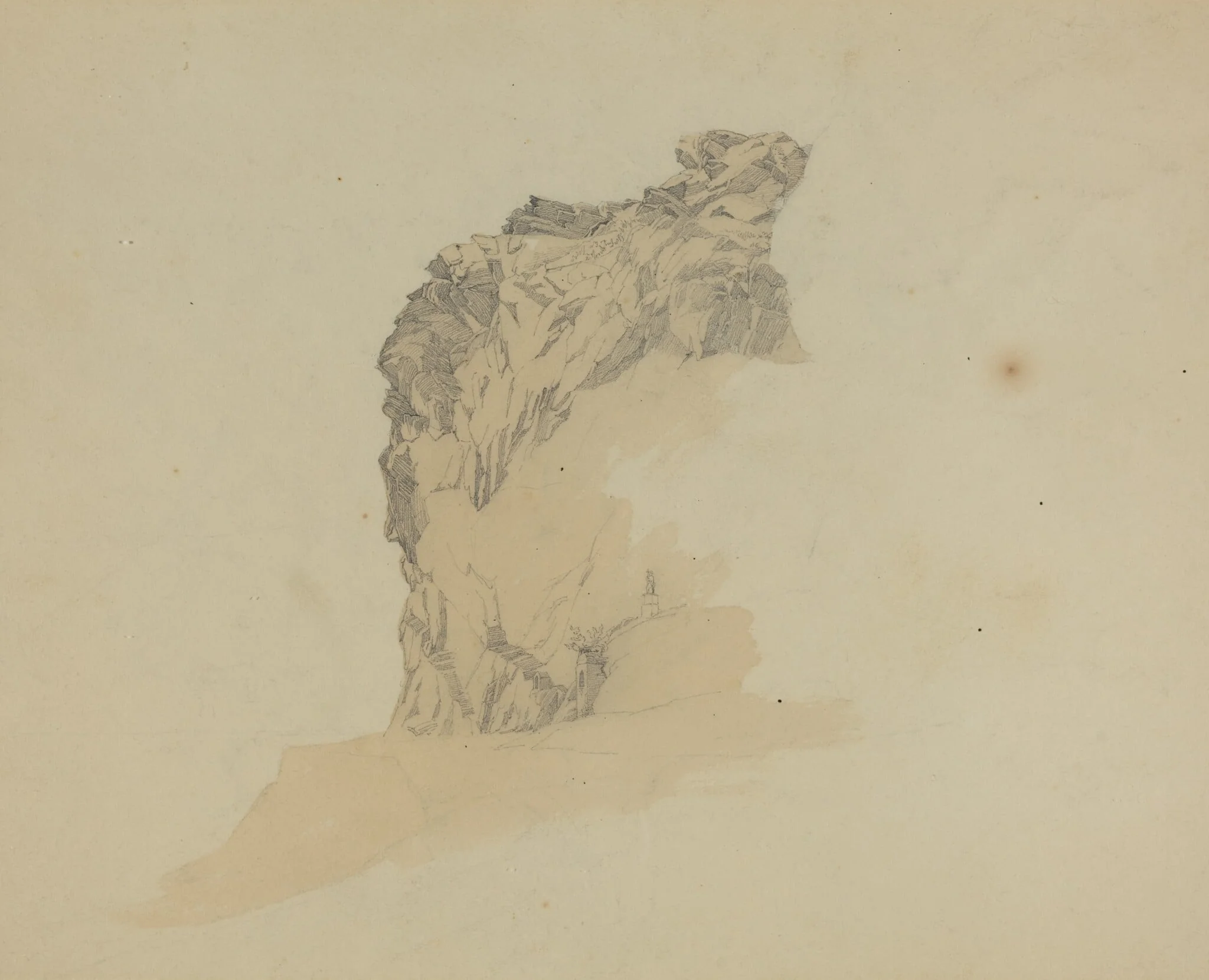 Study of Cliffs, detail