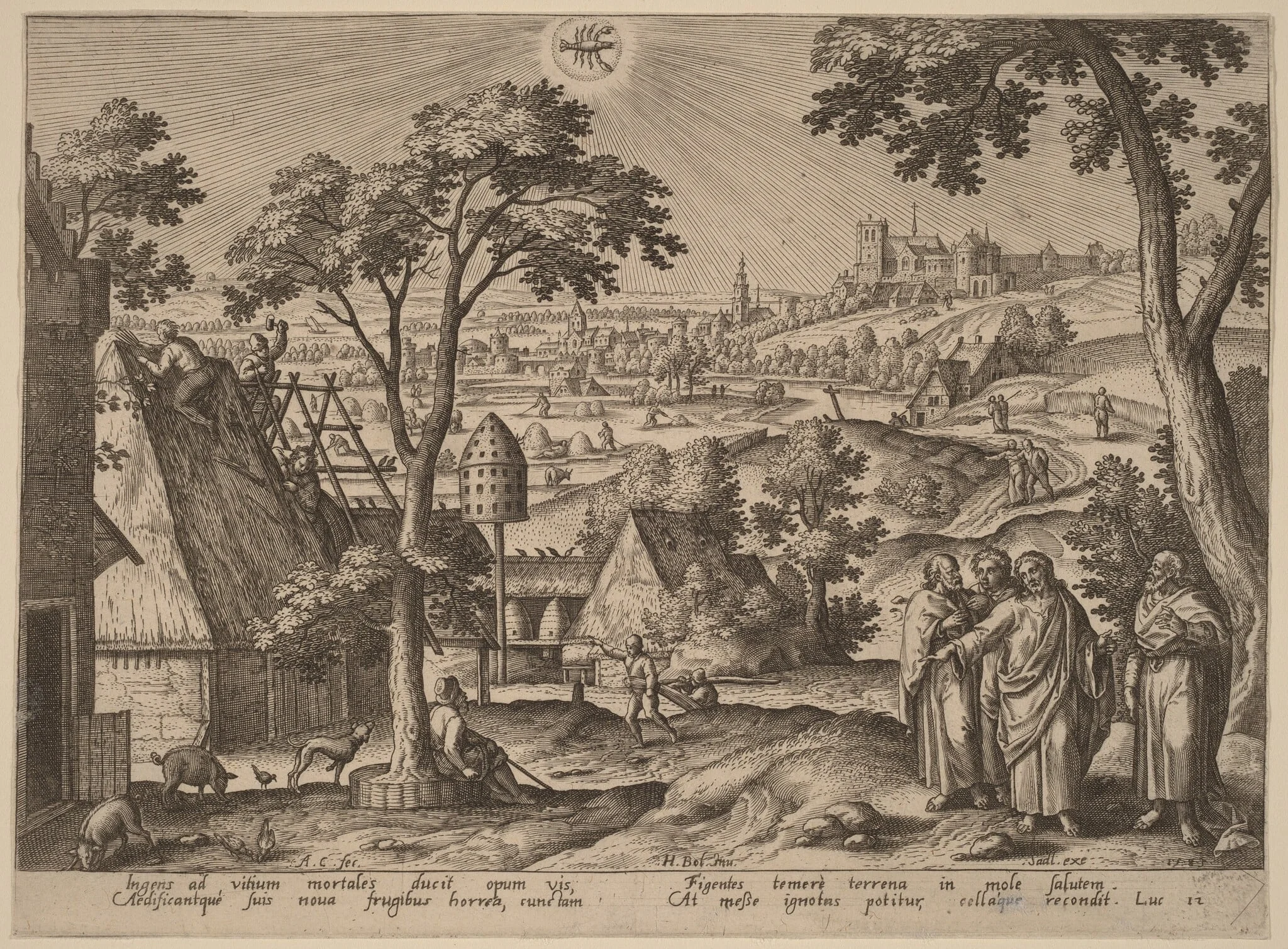 The Parable of the Rich Fool, detail