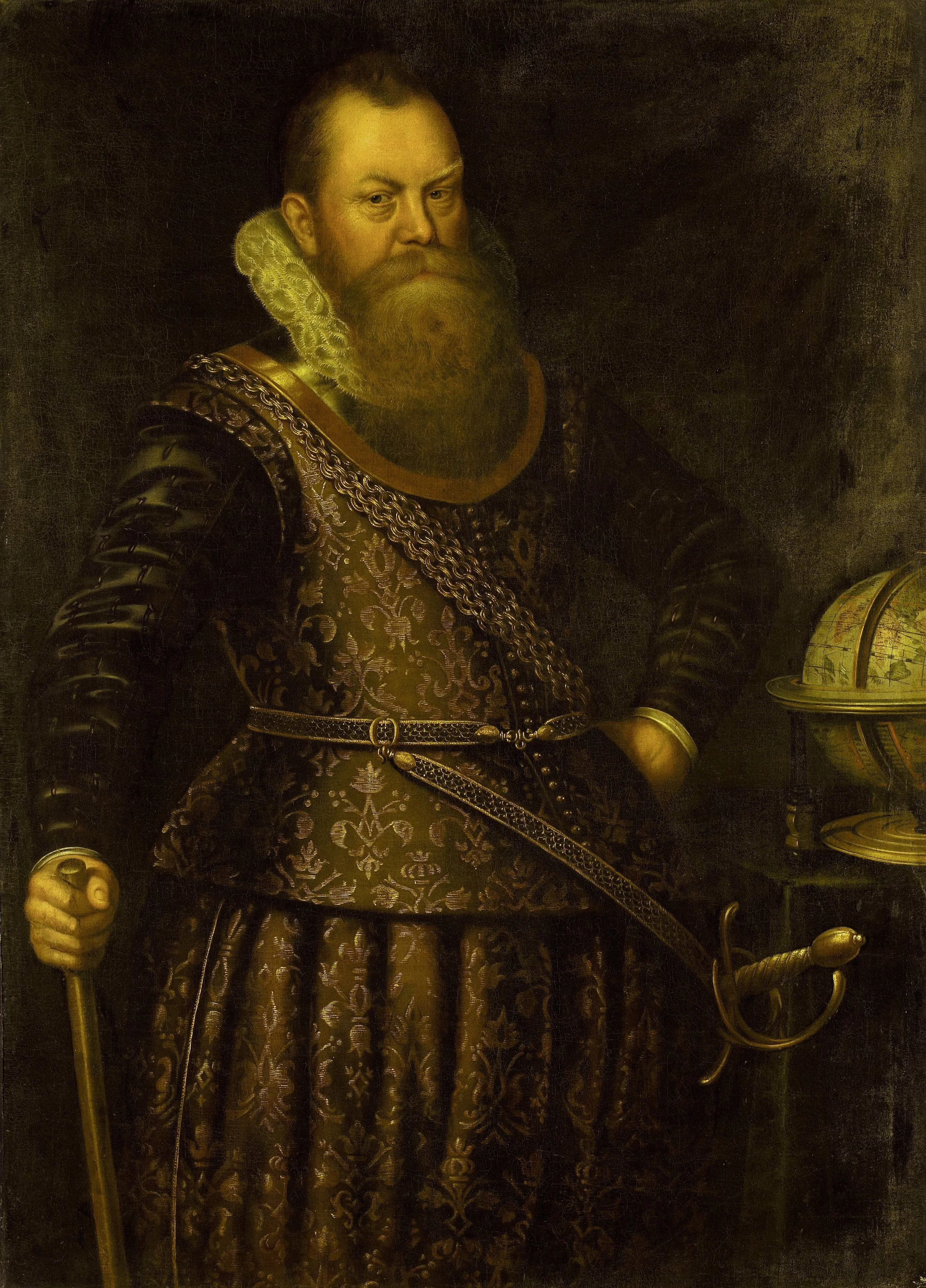 Portrait of Frederik Houtman (1571-1627), detail