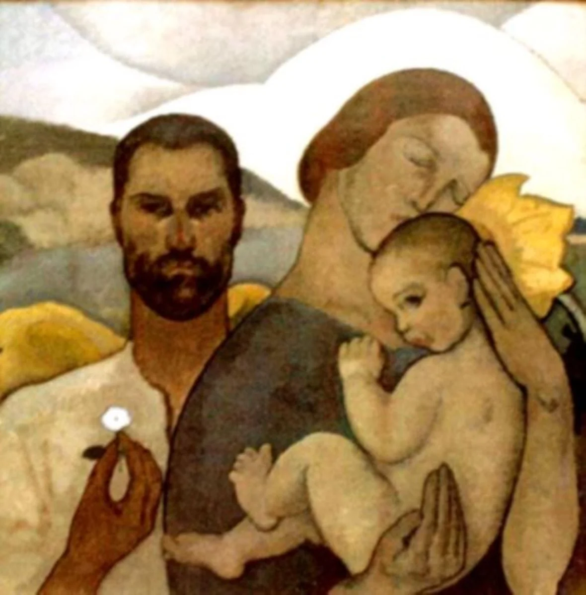 Triptic, detail