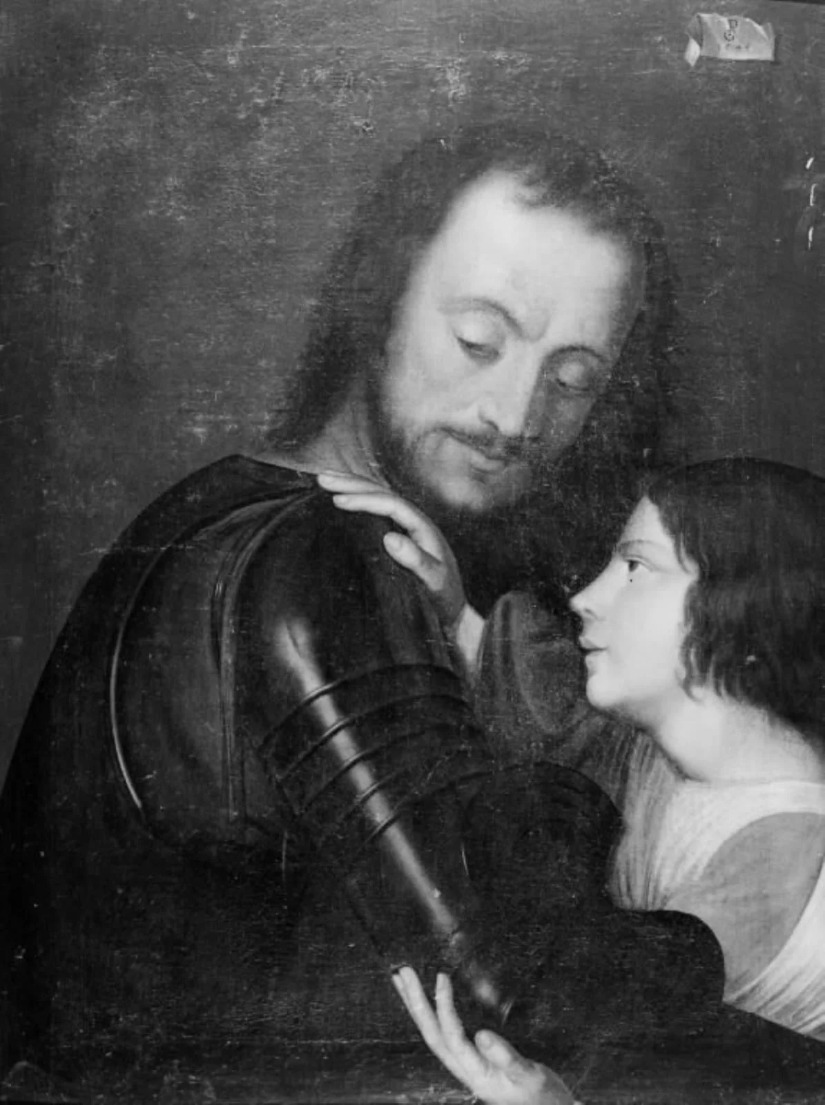 Page Dressing a Knight in his Amour, detail