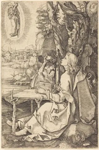 Saint John, by Ludwig Krug, ink, 1510