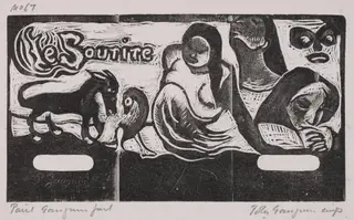 Tahitian Series:  The Smile, by Paul Gauguin, 1894