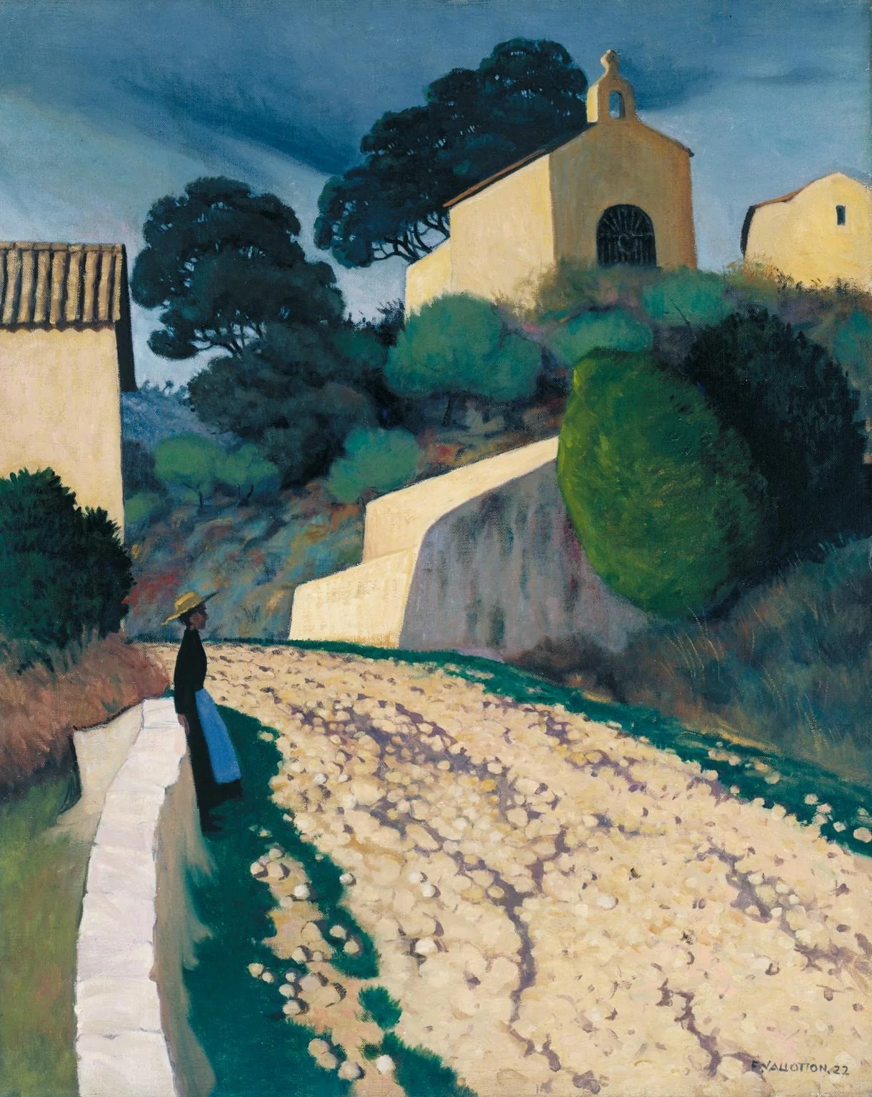 Road at St Paul (Var), detail