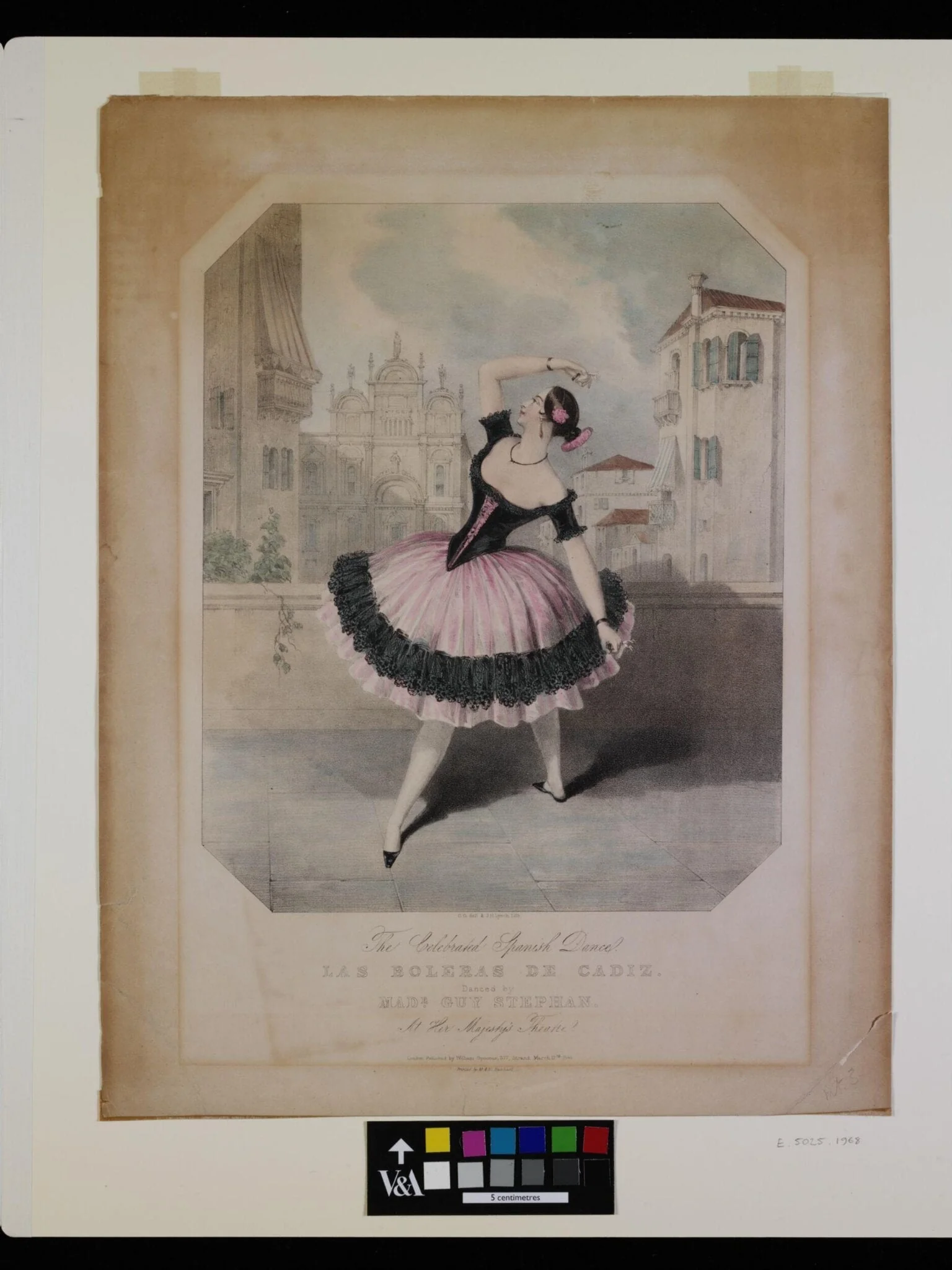 'The Celebrated Spanish Dance., detail