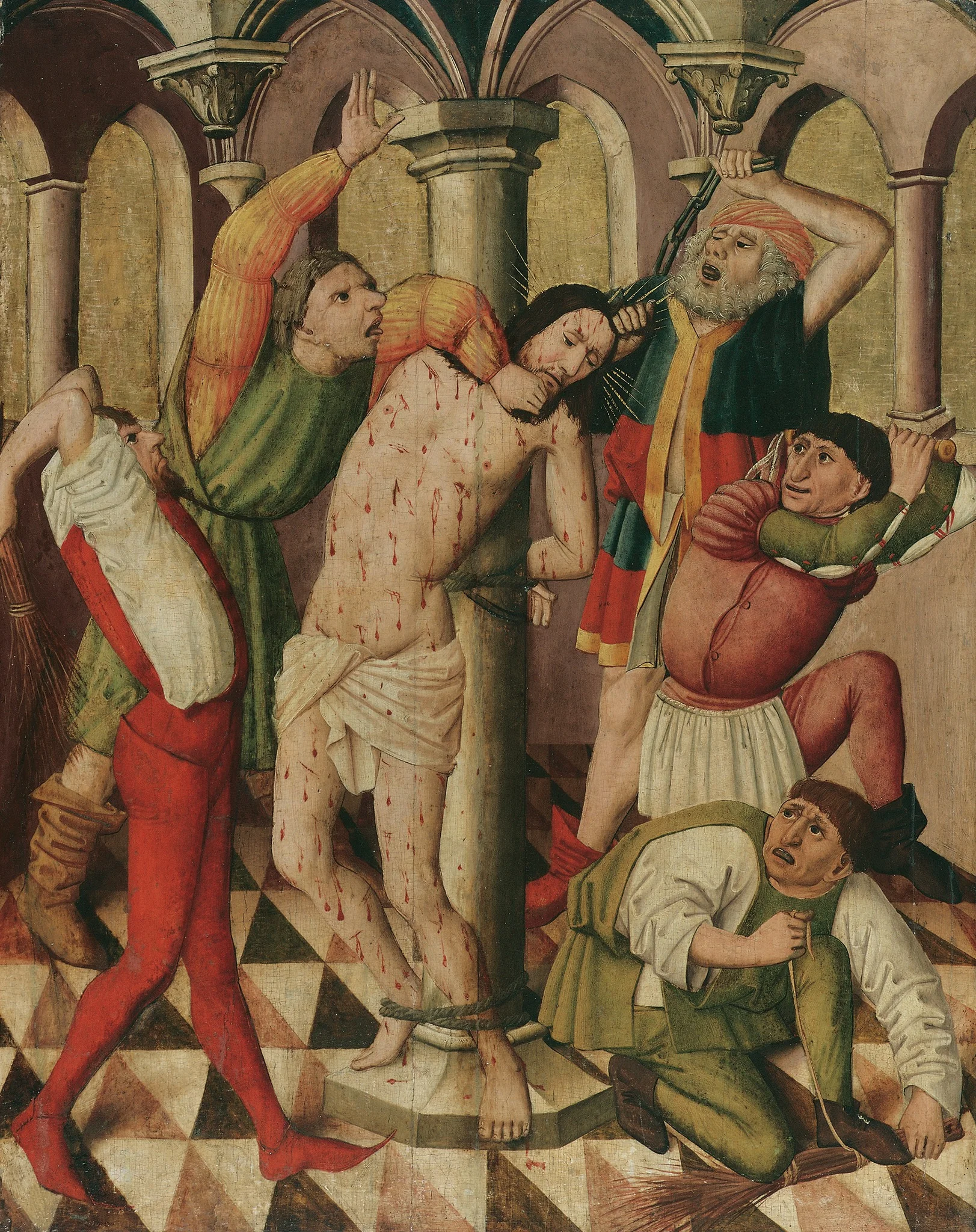 Geißelung Christi, detail