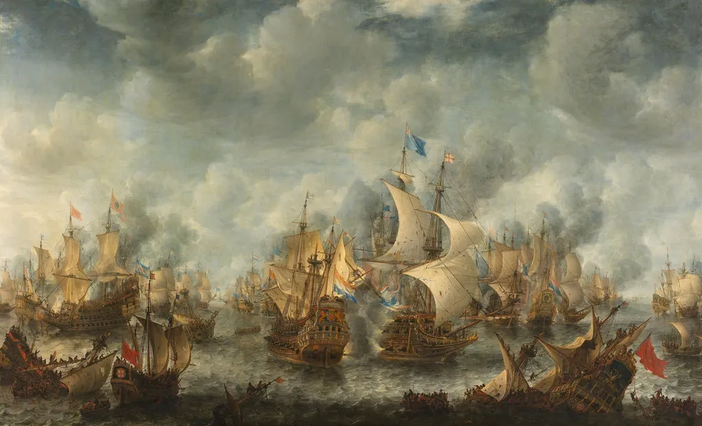 Slag bij Terheide, by Jan Abrahamsz Beerstraaten, unspecified, 1660