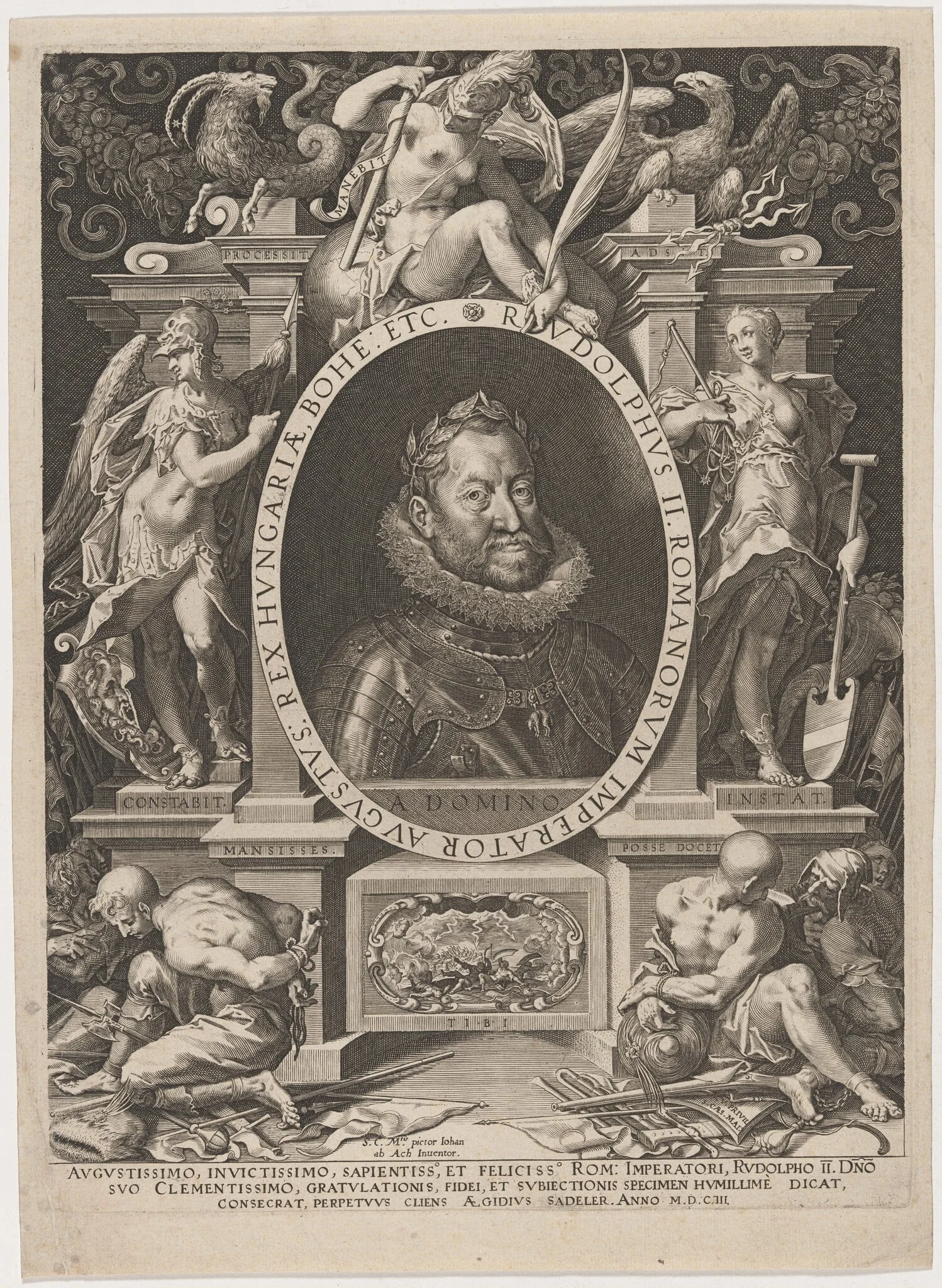 Emperor Rudolph II, detail