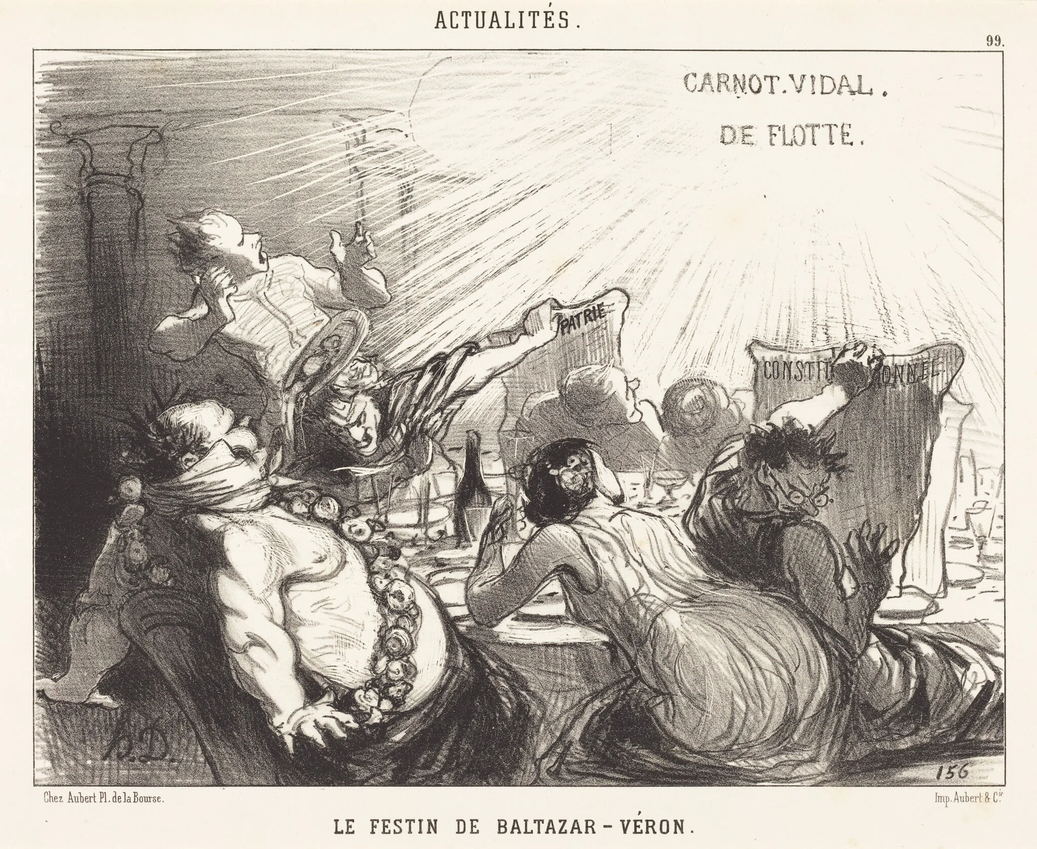 Le Festin de Baltazar-Véron, detail