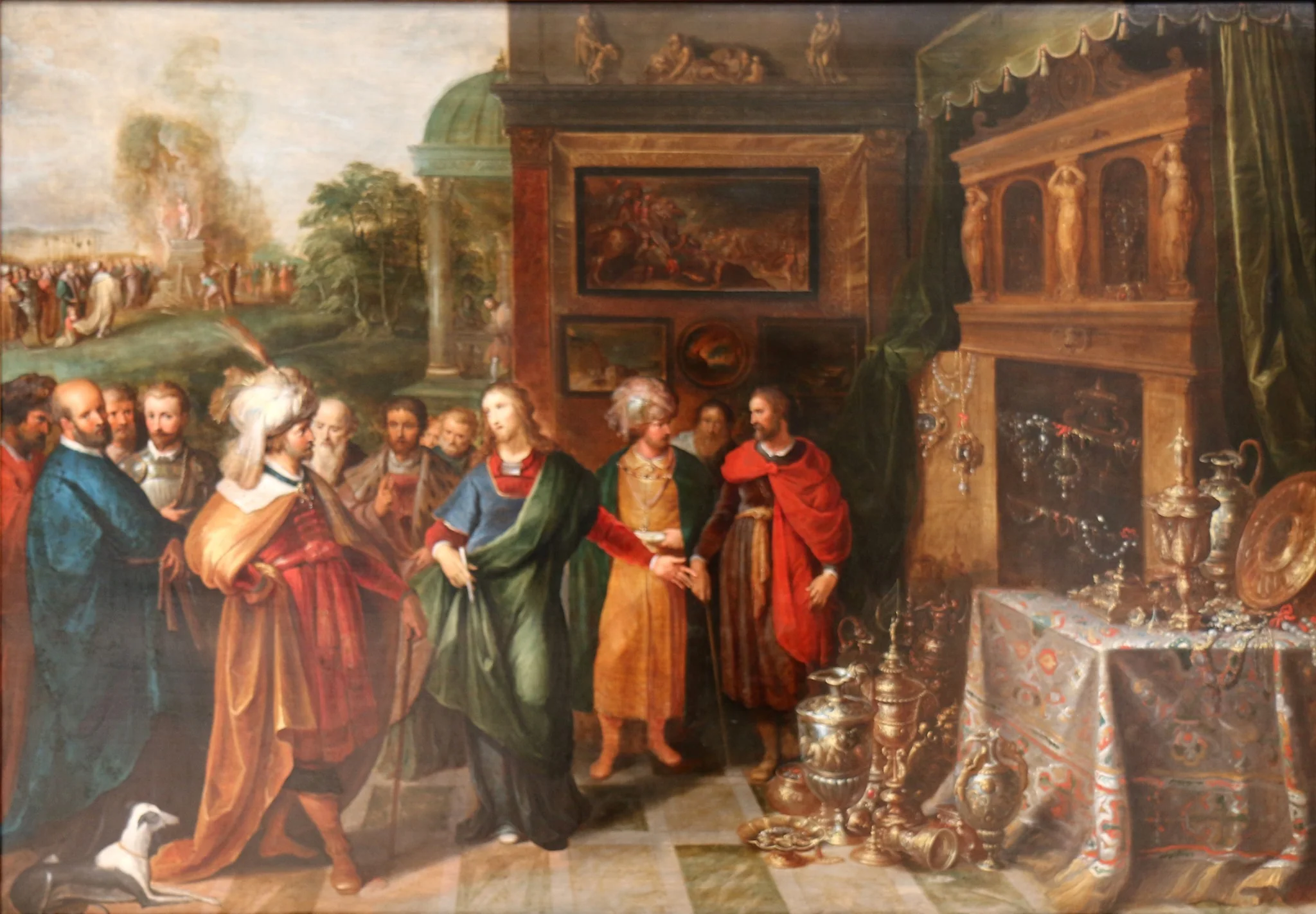 L'histoire de Crésus et de Solon, detail