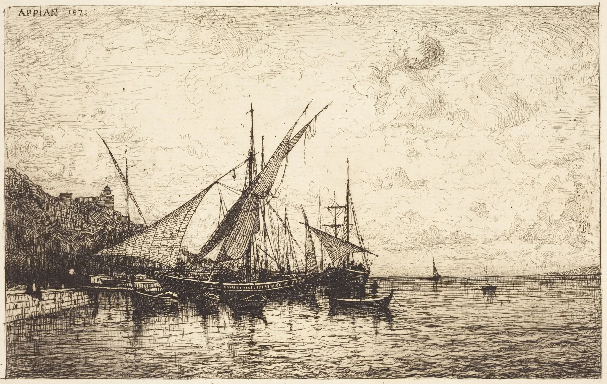 The Port of Monaco, detail