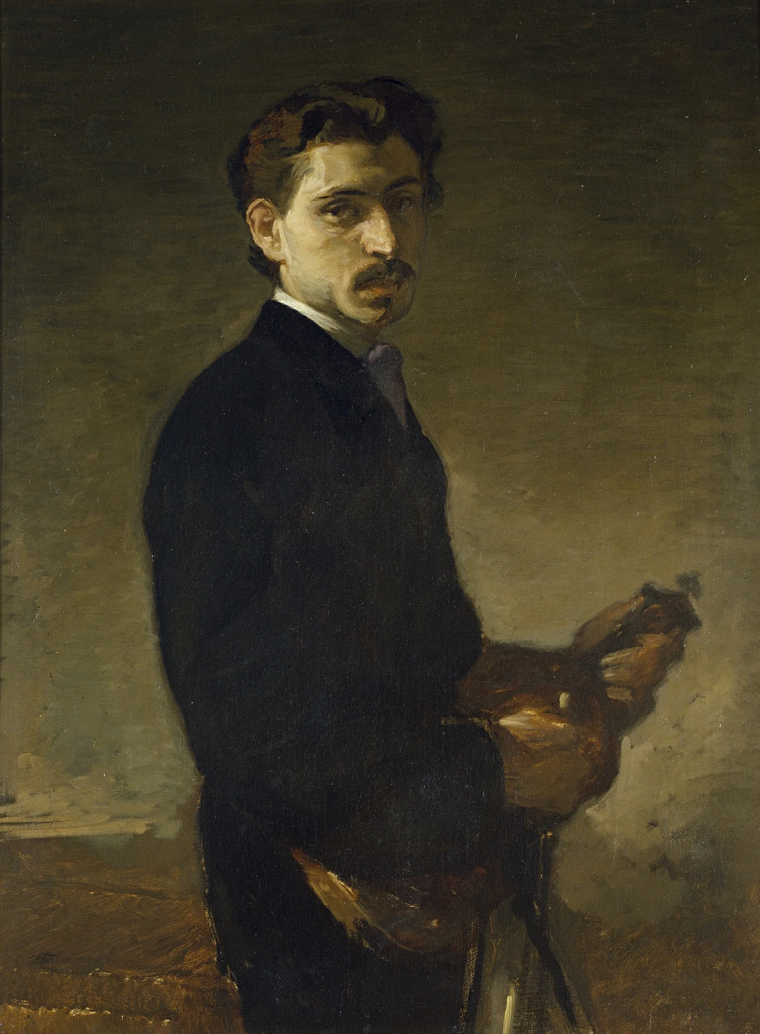 Ettore Pinelli, the Violinist, detail