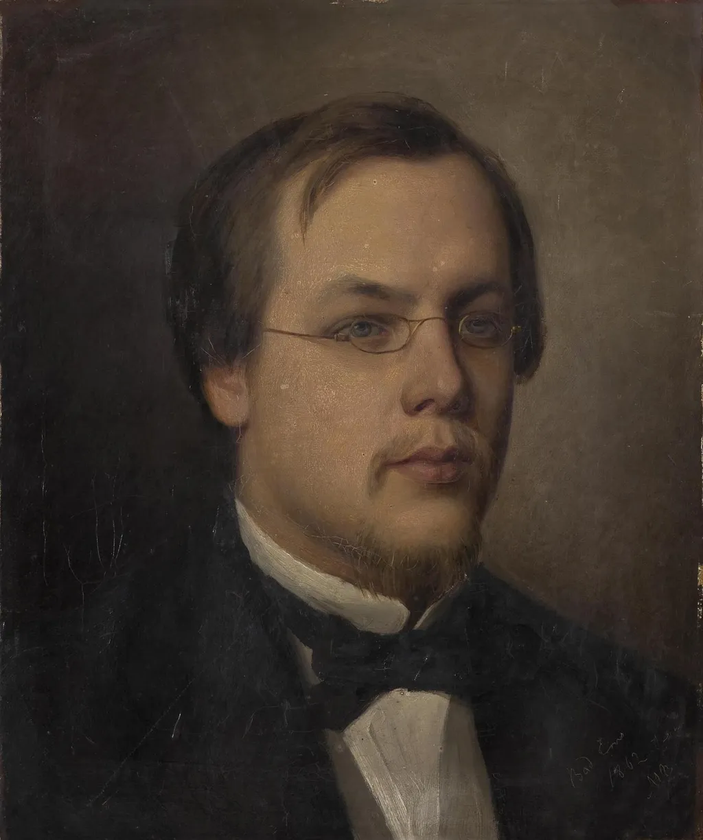 Sergey Petrovich Botkin, by Mikhail Botkin, oil, 1862