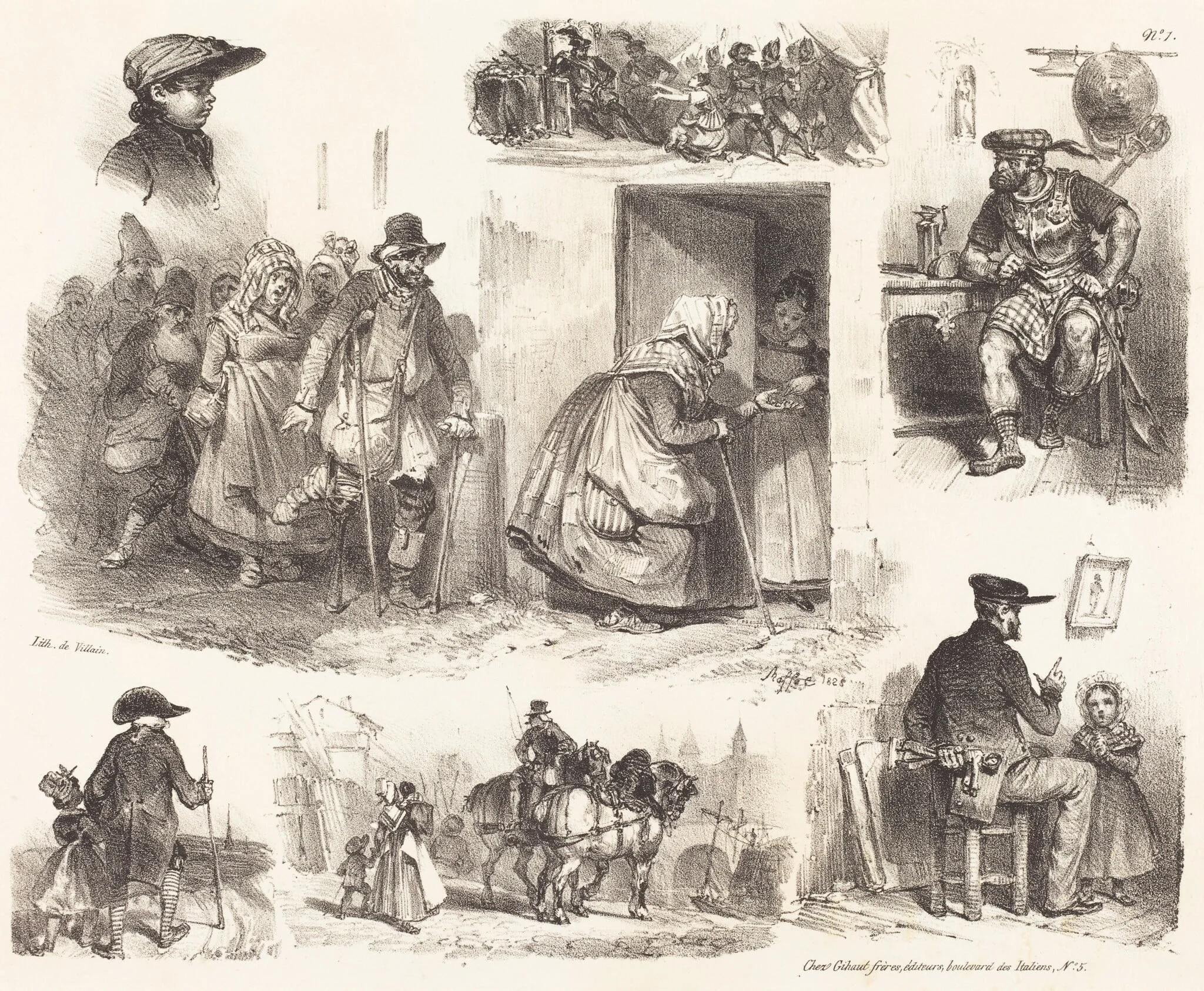Eight Vignettes of Genre Incidents, detail