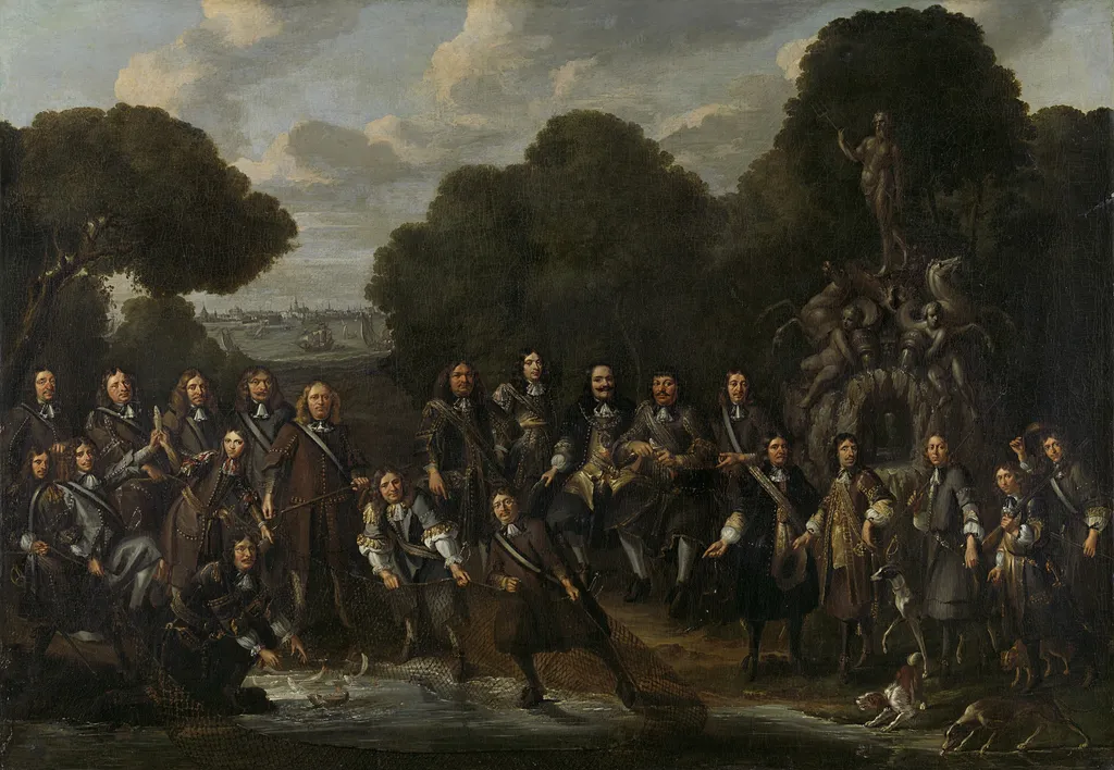 Allegory on the flourishing of the Dutch fishery after the Second Anglo-Dutch War (1665–1667), by Willem Eversdijck, oil, 1669