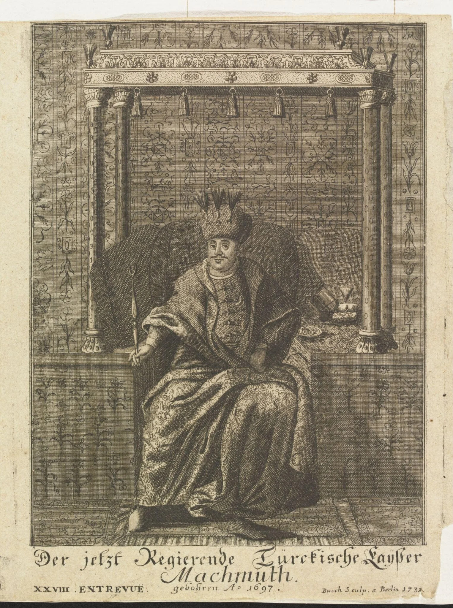 Turkish sultans, sultanas and other historical figures, detail
