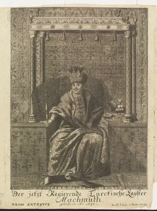 Turkish sultans, sultanas and other historical figures, by Georg-Paul Busch, 1731