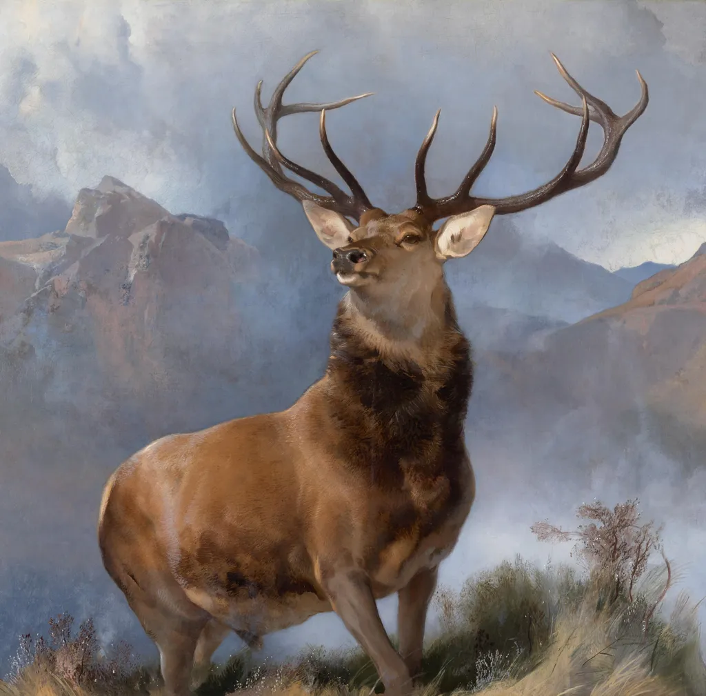 Monarch of the Glen, by Edwin Landseer, oil, 1851