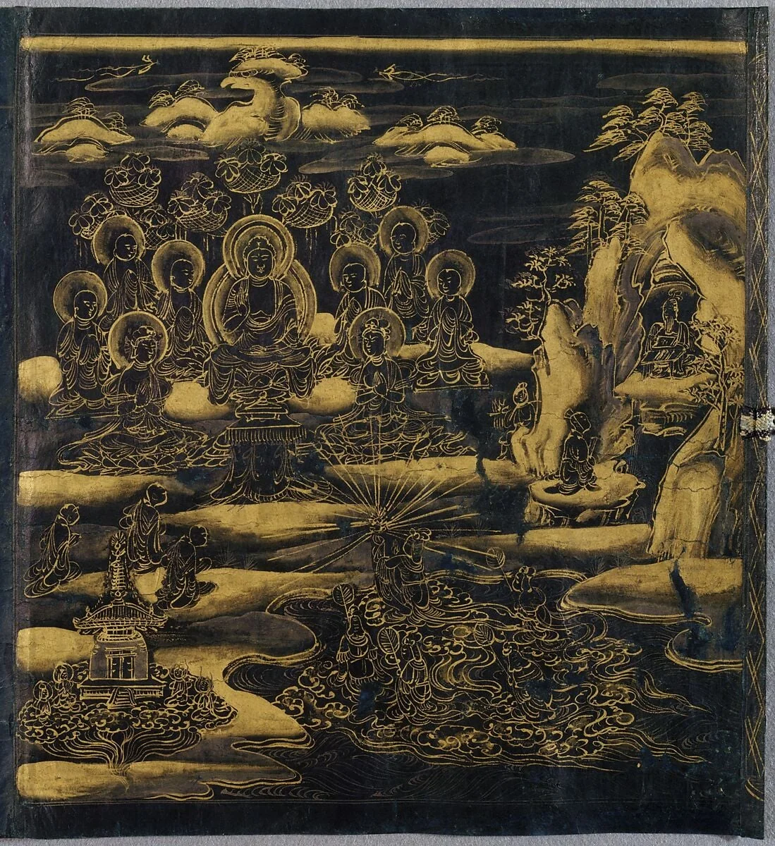『妙法蓮華経』 「提婆達多品第十二」|“Devadatta,” Chapter 12 of the Lotus Sutra (Hoke-kyō, Daibadatta-bon), detail