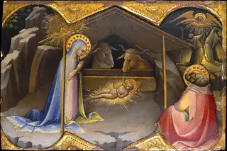 The Nativity, by Lorenzo Monaco, tempera, 1408