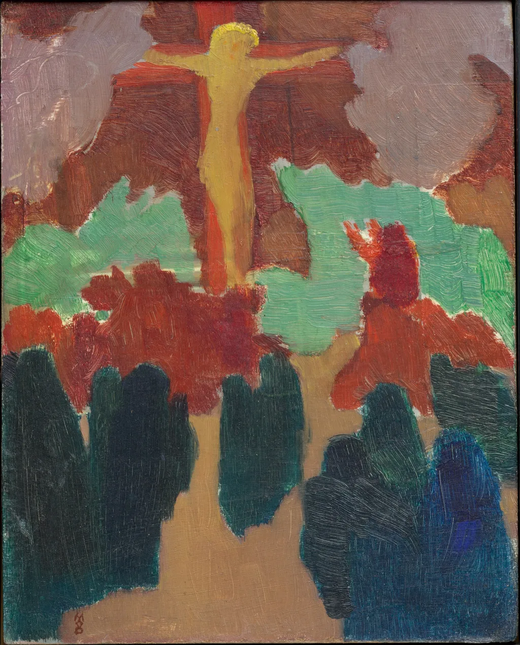 The Orange Christ, by Maurice Denis, oil, 1895