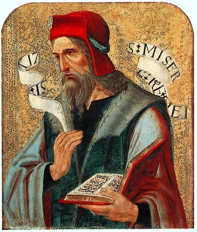 Profeta Isaías, detail