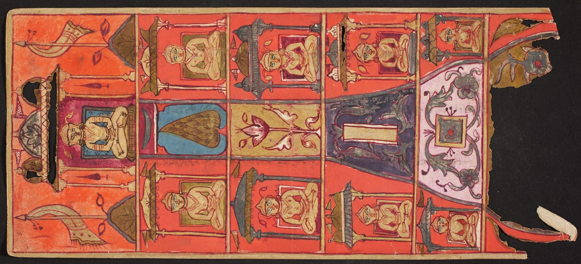 Tantric Manuscript, "Sangrahani Sutra", detail