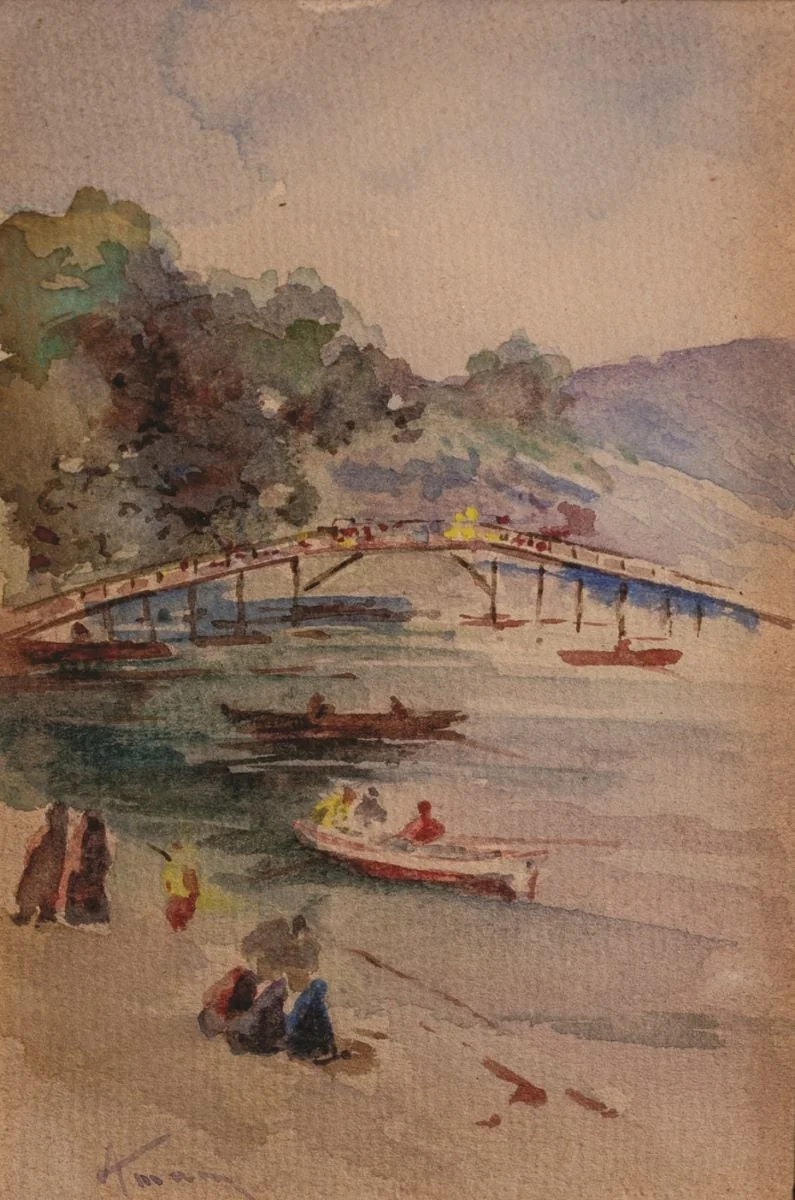 Peisaj oriental, detail