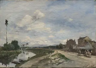 The Seine at Bas-Meudon, by Johan Jongkind, unspecified, 1865