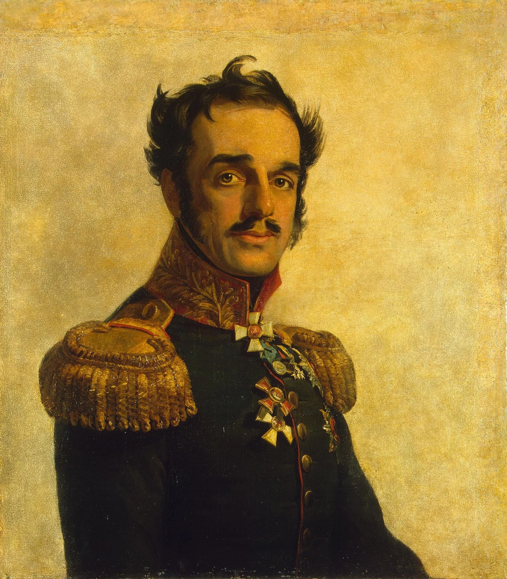 Portrait of Ivan O. Witt (1781-1840), detail