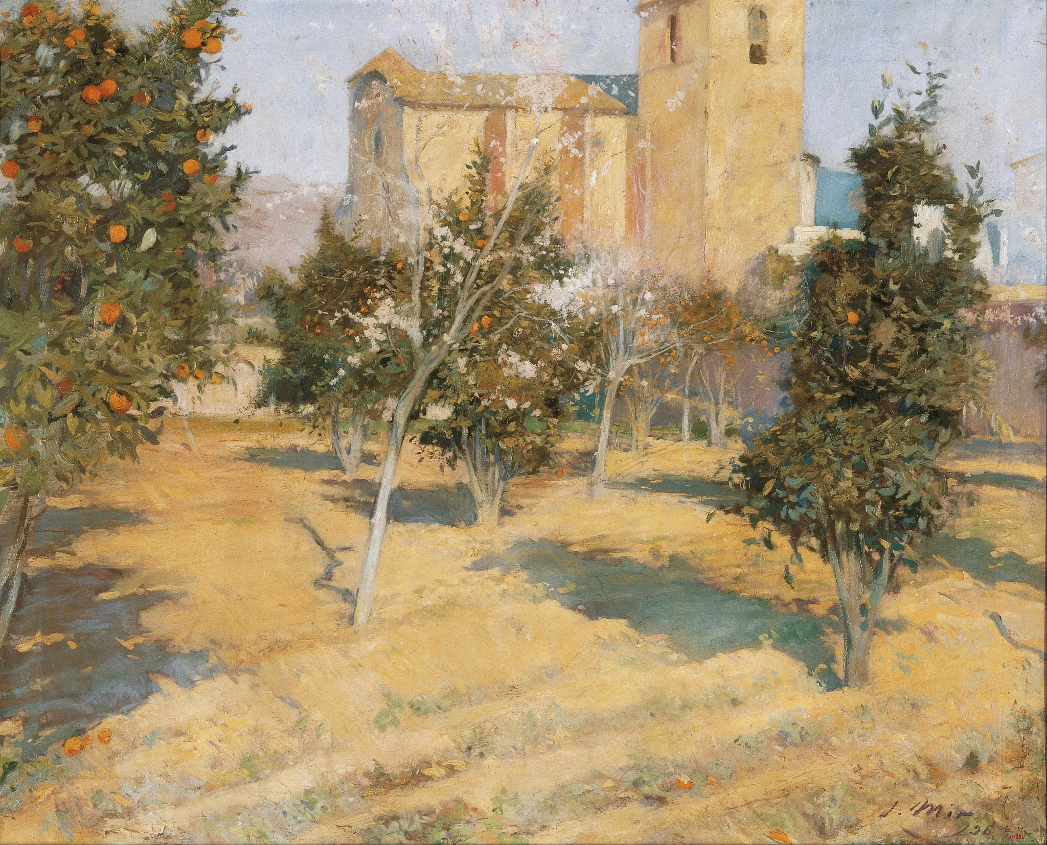 The Rector's Orchard, detail