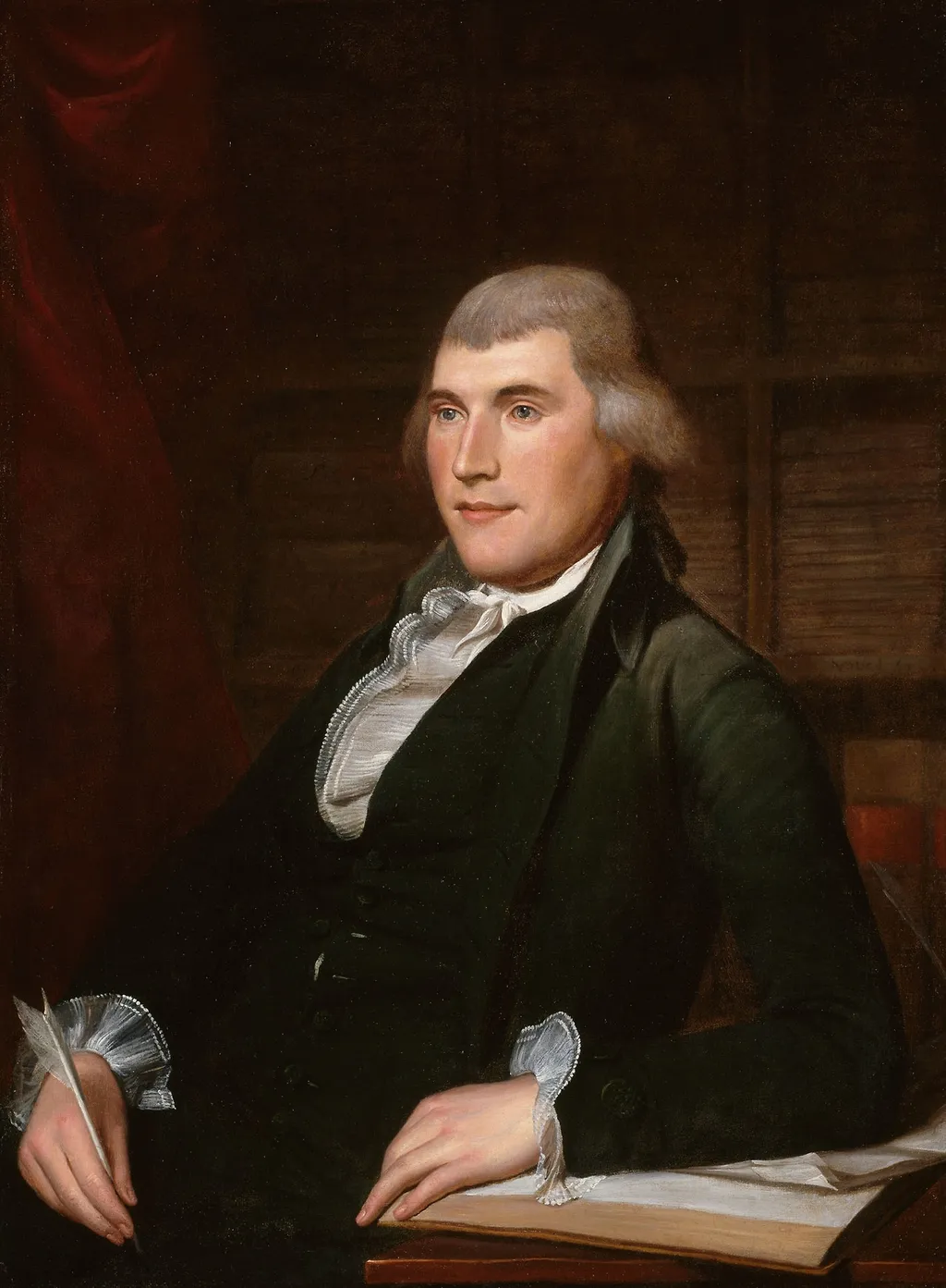 John Nicholson, by Charles Willson Peale, oil, 1796