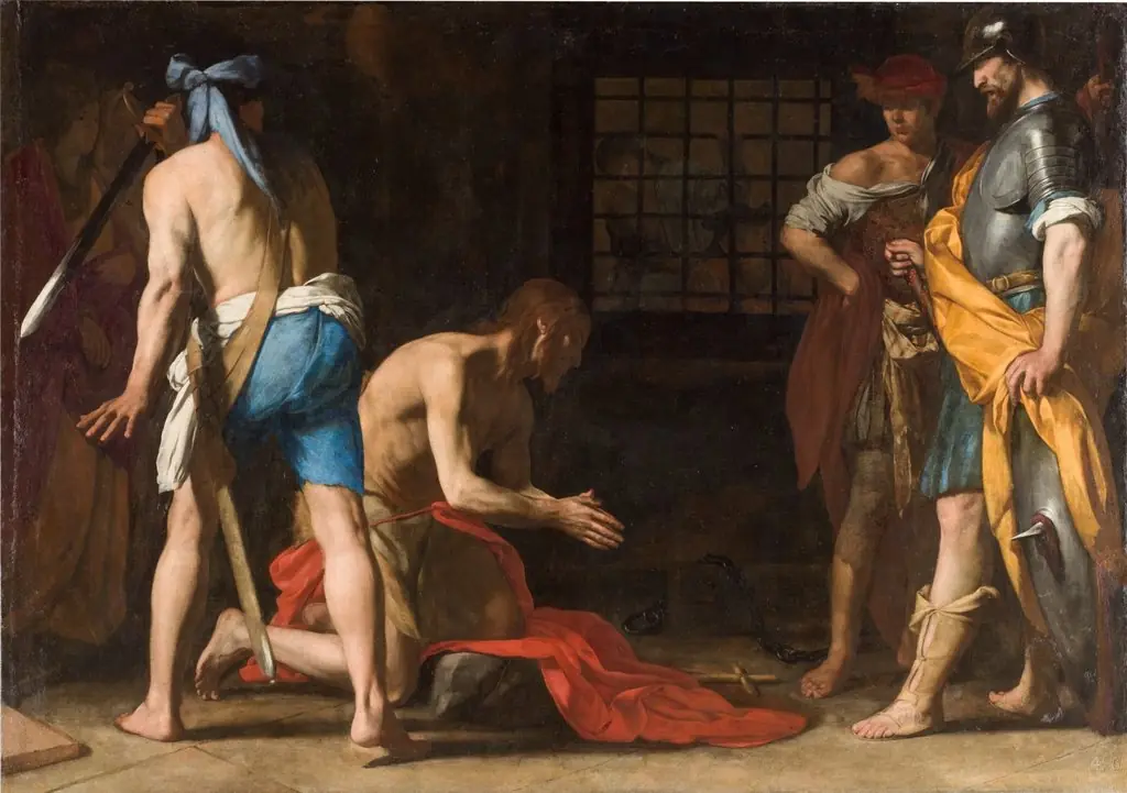 The Beheading of Saint John the Baptist, by Massimo Stanzione, oil, 1634