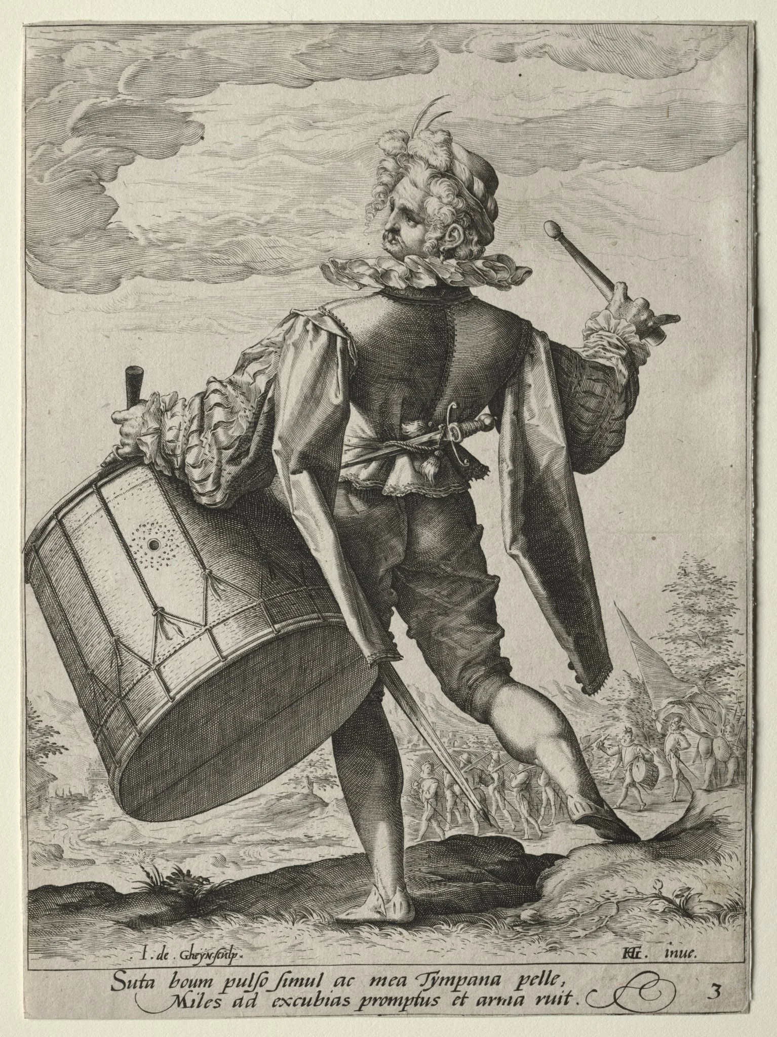 Drummer, detail