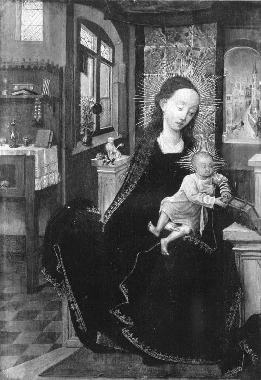 Virgin and Child, detail
