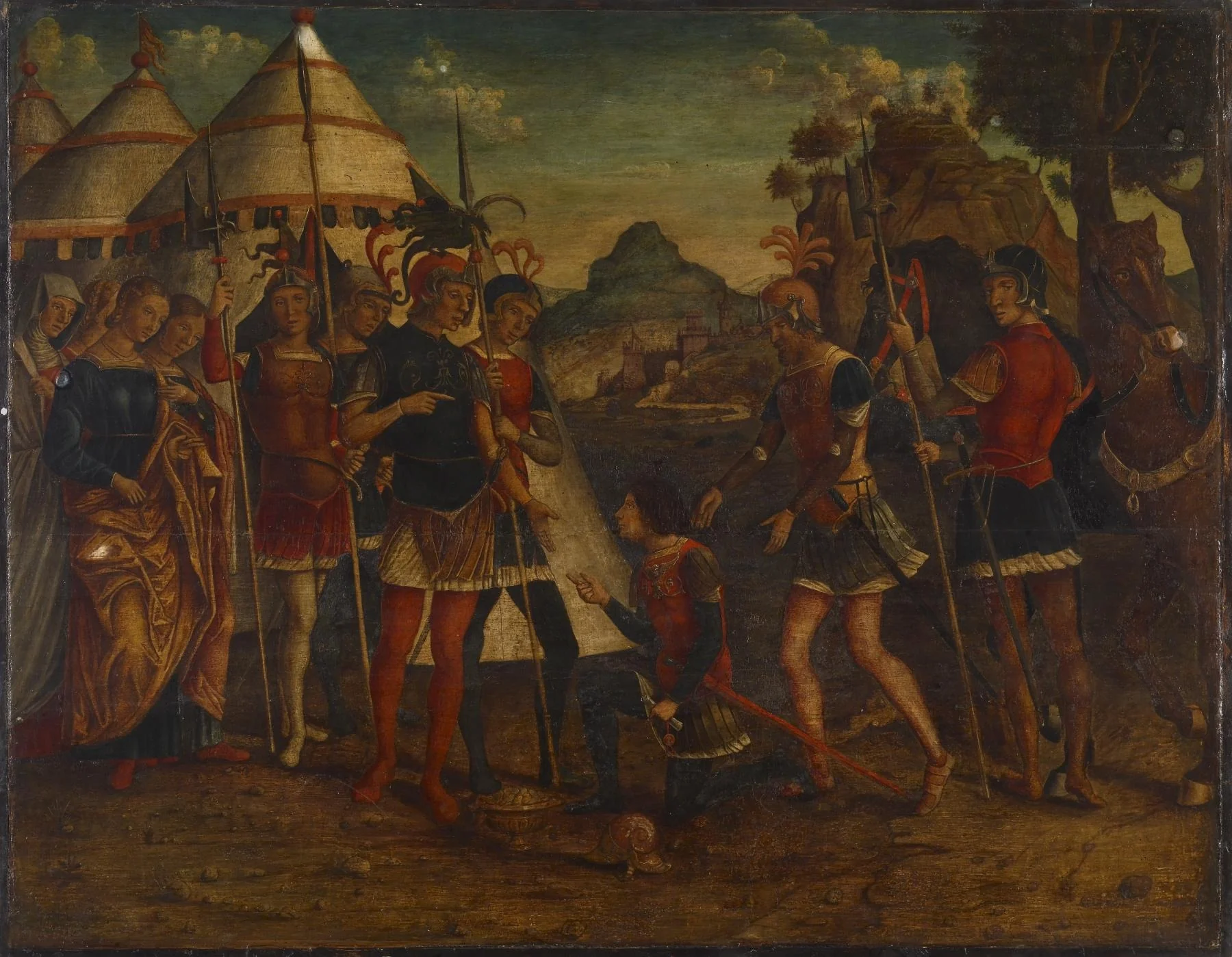 The Magnanimity of Scipio, detail