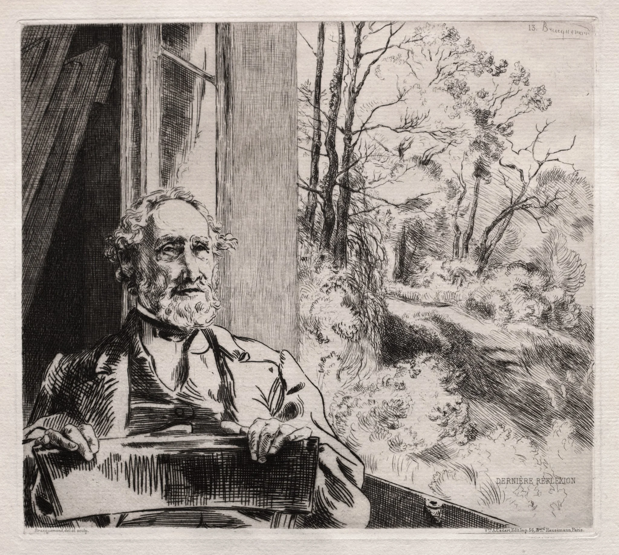 Portrait of Meyer Heine, detail