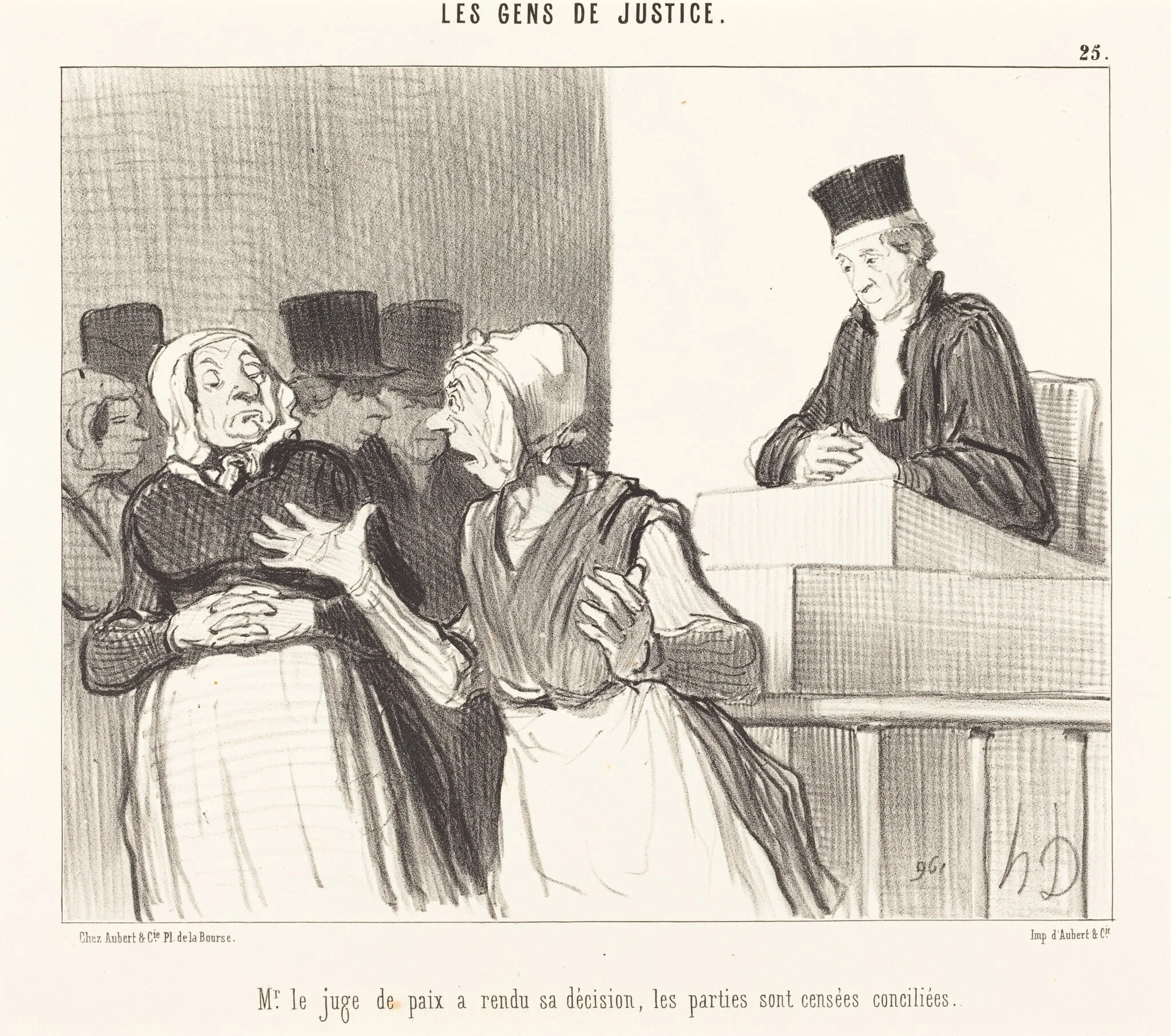 Mr. le Juge de paix a rendu sa décision..., detail