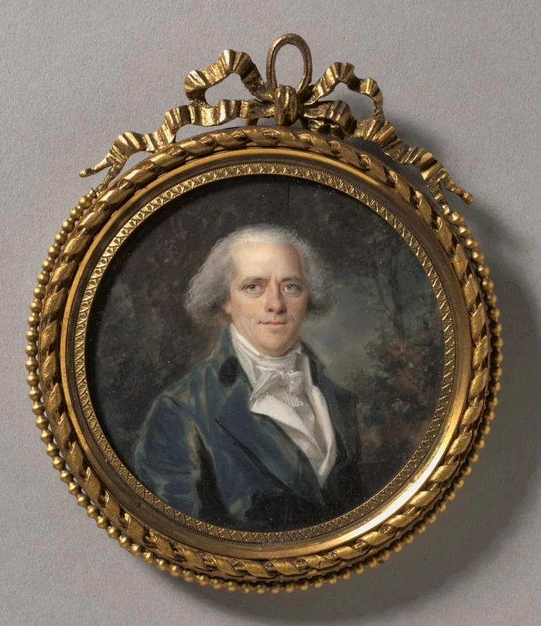 Portrait of Noël-François Charles Caille des Fontaines, detail