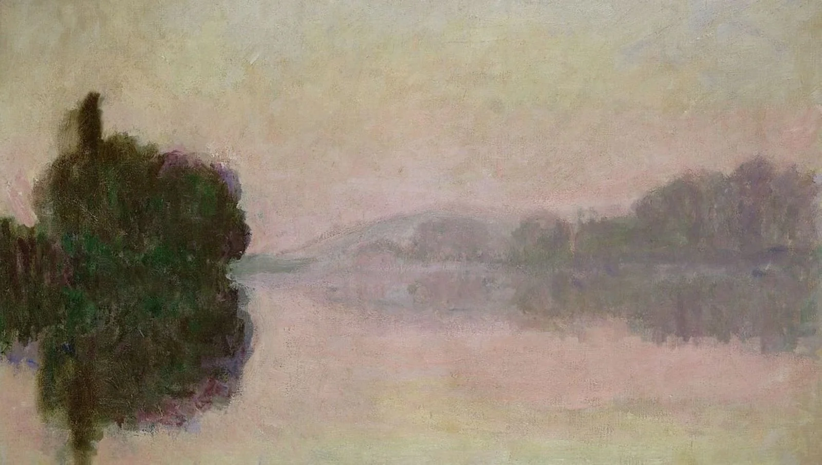 La Seine à Port-Villez, effet du soir, detail
