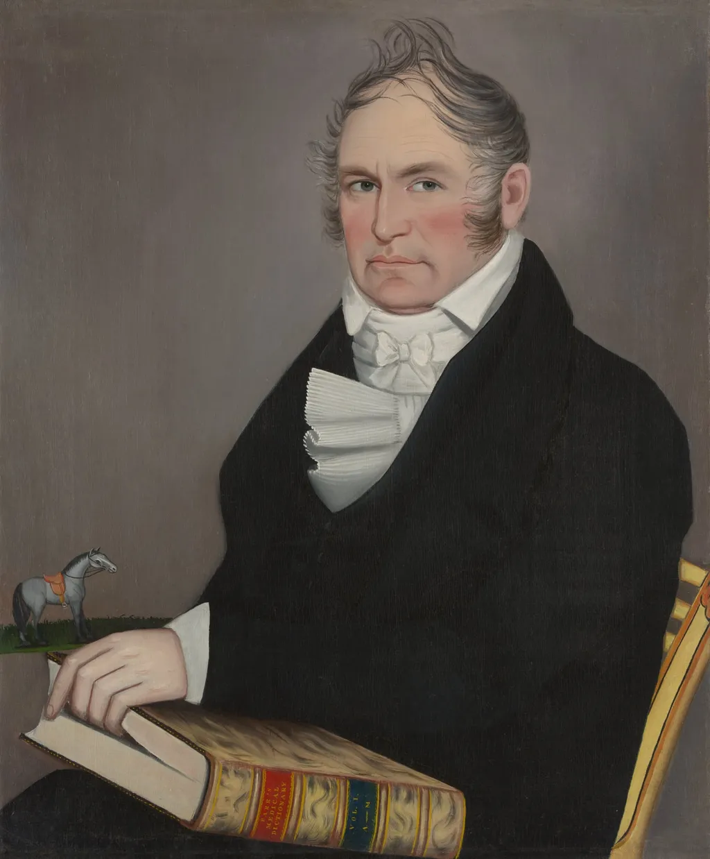 Cornelius Allerton, by Ammi Phillips, oil, 1822
