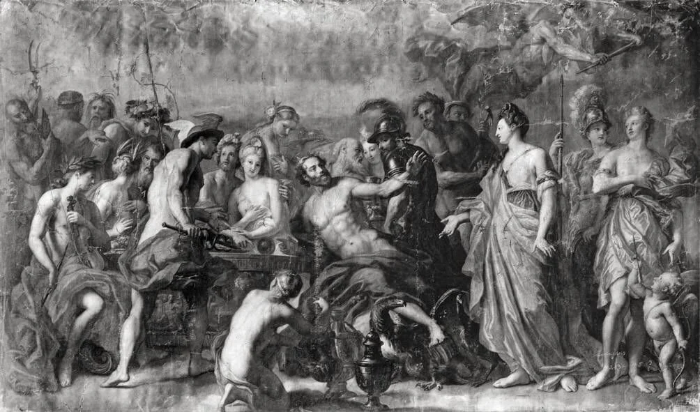Der Erisapfel, detail