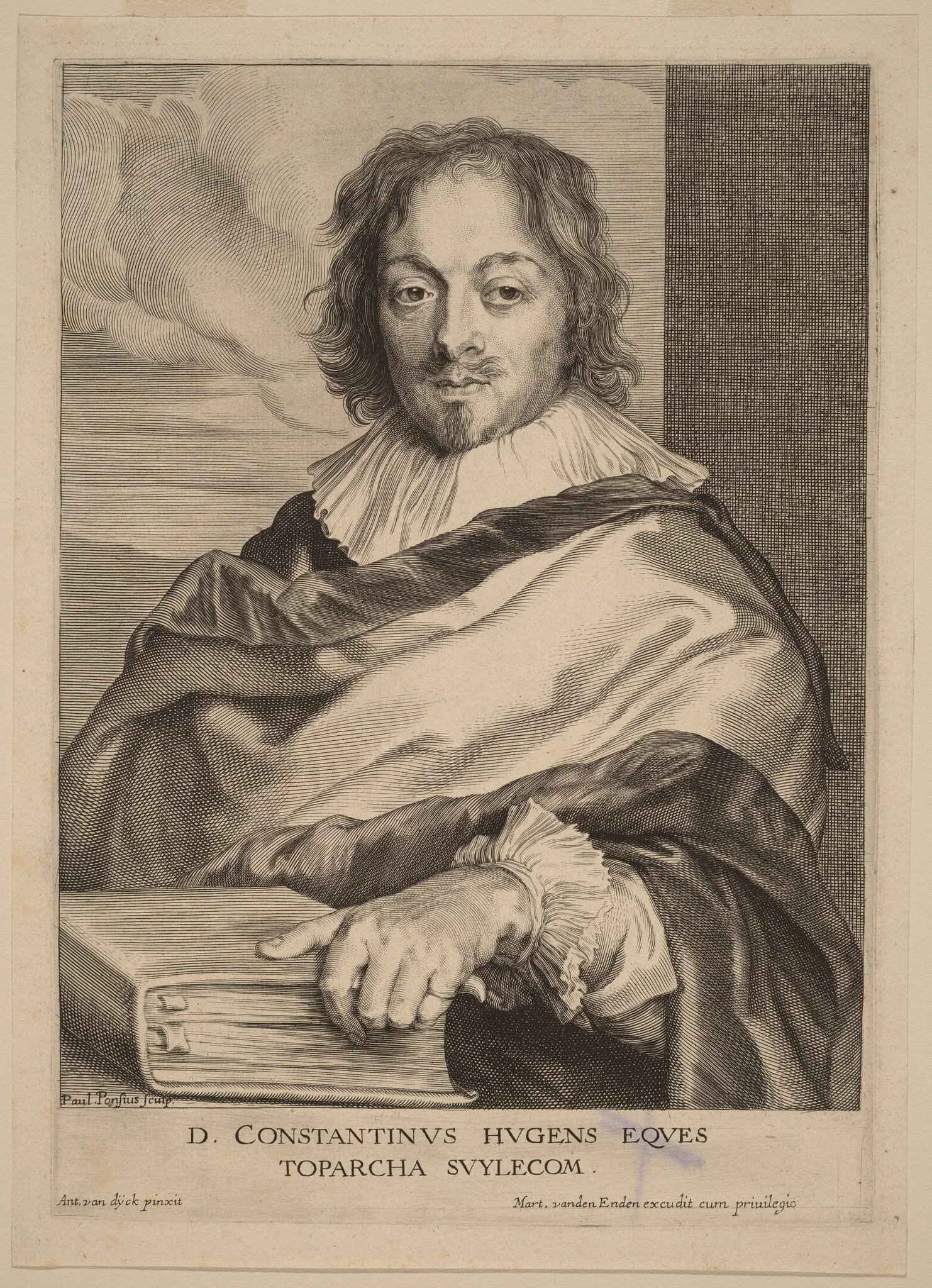 Constantijn Huygens, detail
